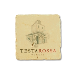 Testarossa Winery Marble Coaster